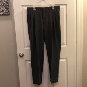 Untied mens dress pants